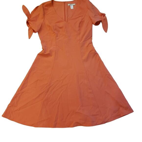 London Times Melon V-neck Fit and flare dress size 6 - Picture 2 of 5